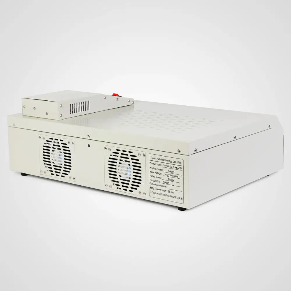 
 Инфракрасная духовка Puhui T962C SMD BGA 2500 Вт, инфракрасный нагреватель, духовая станция Puhui T962C, духовка для заправки  