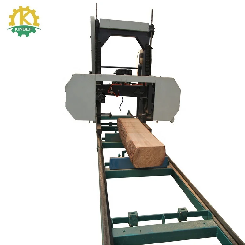 Горизонтальная ленточная пила Kinger для резки
