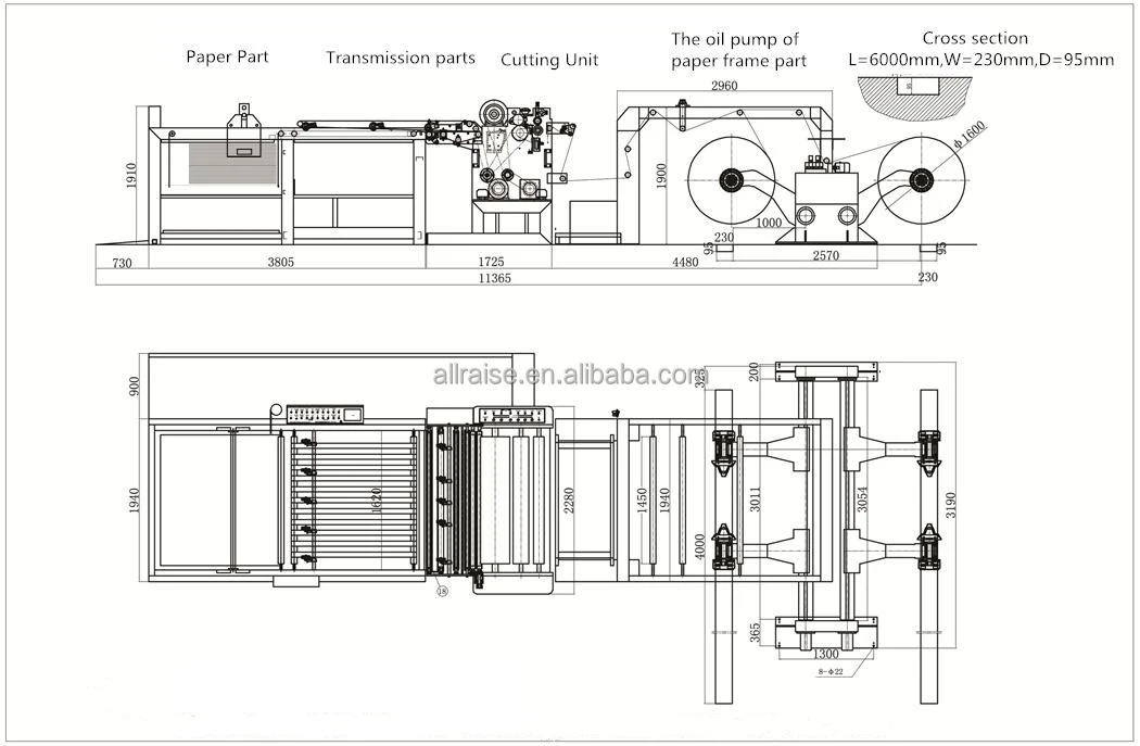 Automatic Paper Reel Roll to Sheet Cutting Machine
