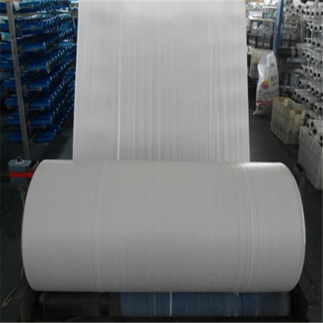 Recycled Raw Materials Polypropylene Geotextile Fabric Roll pp Woven Fabric Rolls for Sand Bag Making