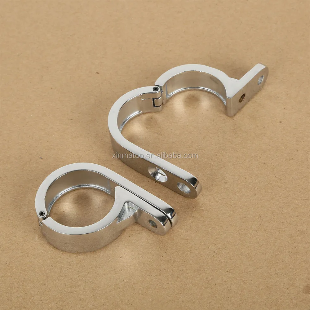 XMT2906117 Universal Motorcycle Chrome Handlebar Mounts Clamp 