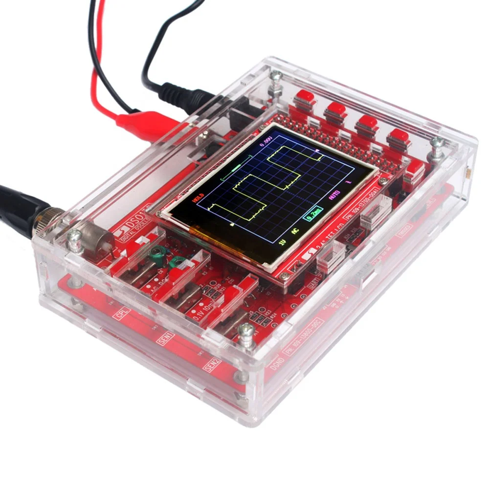 DS0138 Digital Oscilloscope DIY Kit Probe Unsoldered STM32 0 - 200KHz DIY Kit