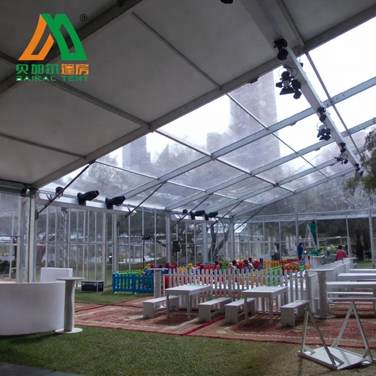 Large Outdoor Transparent Clear Span Party Tent Marquee Tente Wedding Party Tent for Activities