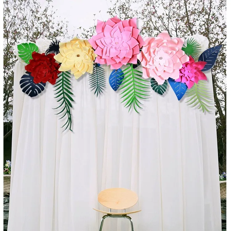 backdrop, Paper Flower back drop party and wedding decor,home decor,photo 