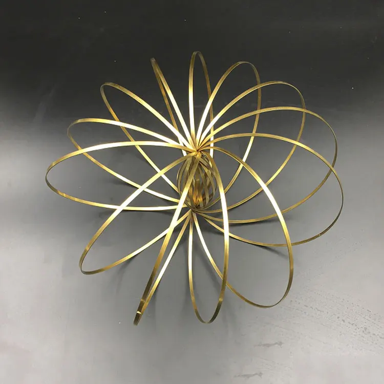 
 Кинетическое кольцо на руку, пружинная игрушка, 3D скульптура, кольцо, динамическая наука, волшебная игрушка-фиджет  