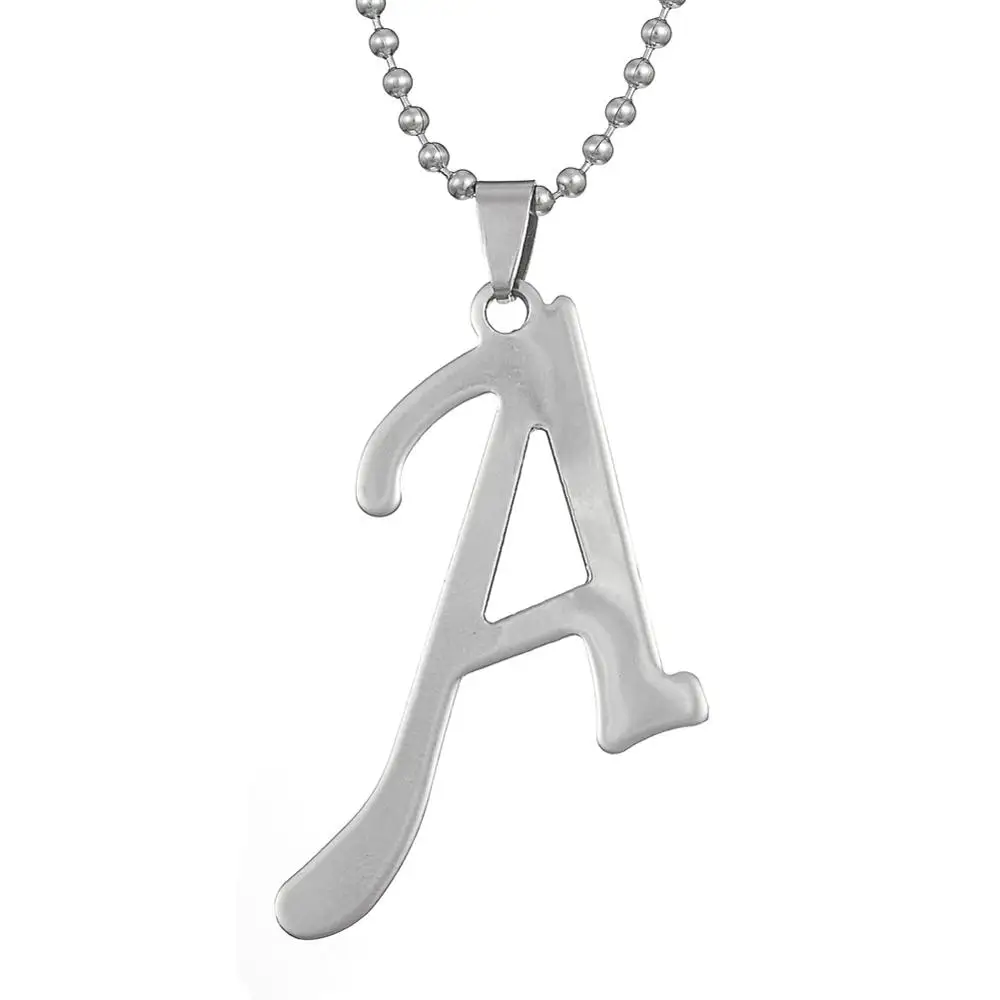 Fashion Stainless Steel Letter A B C D E F G I J N O Initial Pendant Jewelry Necklace Buy H K L M P Q R S T U V W X Y Z Letter Pendant Nacklace Stainless Steel Necklace Letter Necklace Product On Alibaba Com