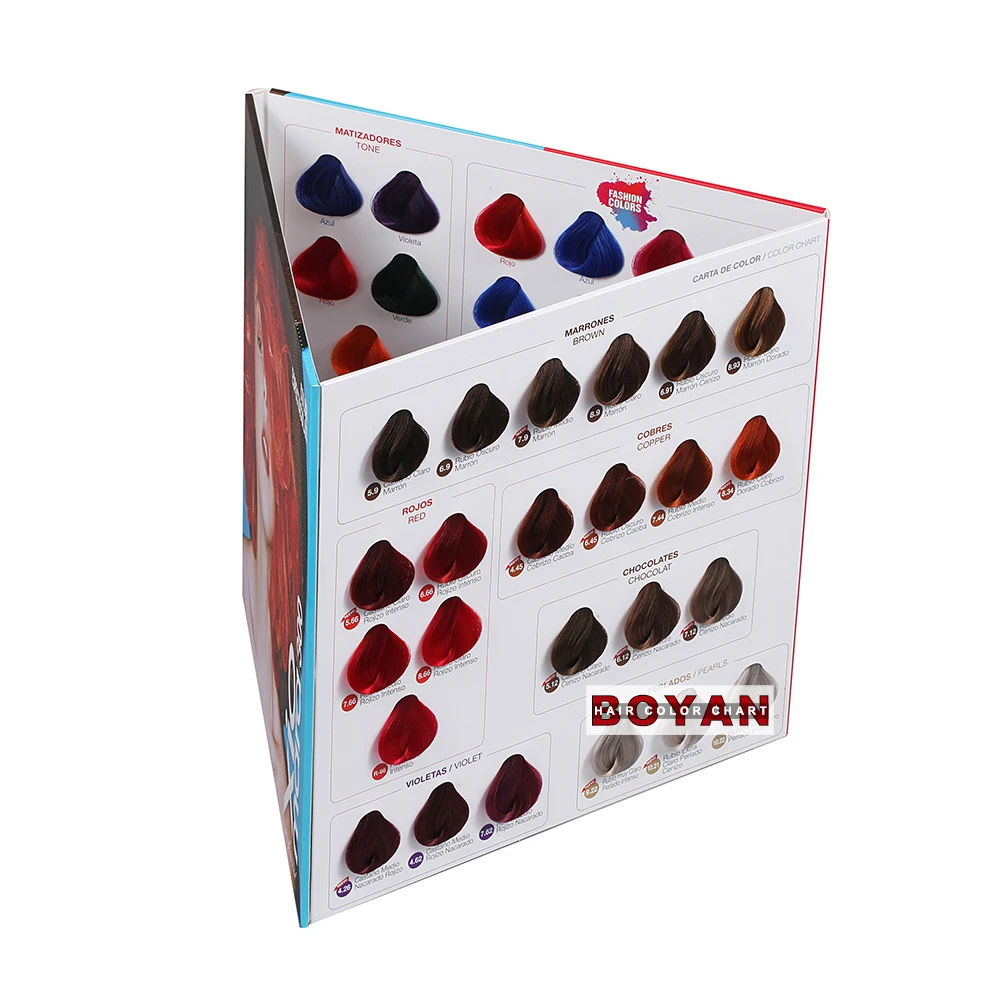 Exquisite And High Quality 3-page Hair Dye Color Chart For Display - Buy  Silky Hair Color Mixing Chart And Swatches,Asian Rusk Hair Dye Color  Chart,Customized Color Chart For Rusk Hair Cream Product