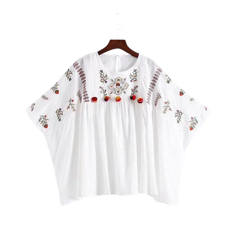 Fashion Embroidery Cotton Ladies Kurta 