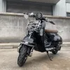 Black electric scooter