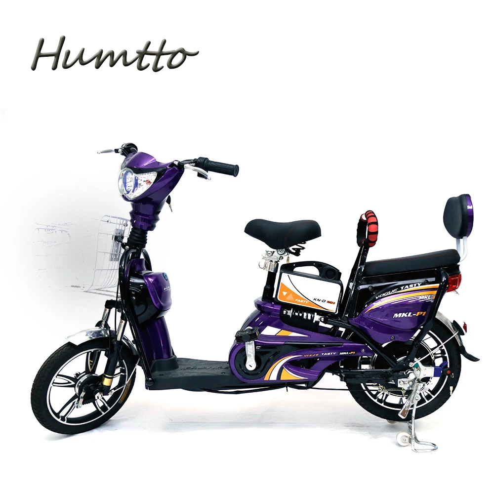 パワー14インチホイール350W48V12AH鉛蓄電池レディースシティEbike