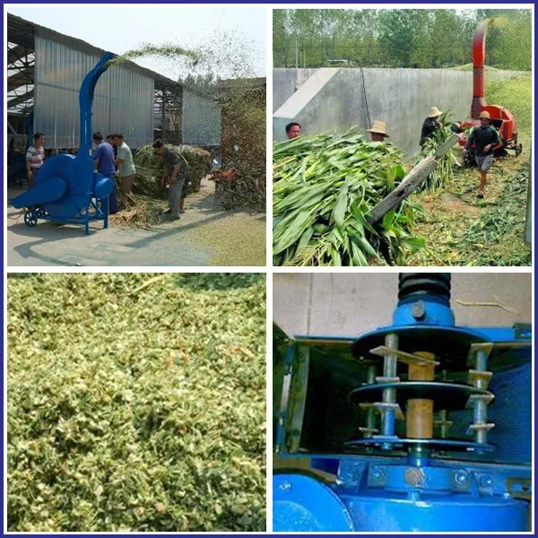 Straw Hay Grass Chopper Machine Corn Silage Cutting Machine