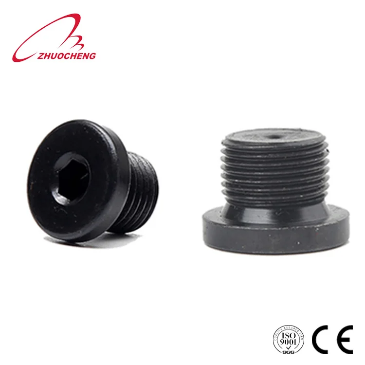 DIN908 40mm Steel Hex Socket Head Screw Plugs Internal Drive Metric Measurement System