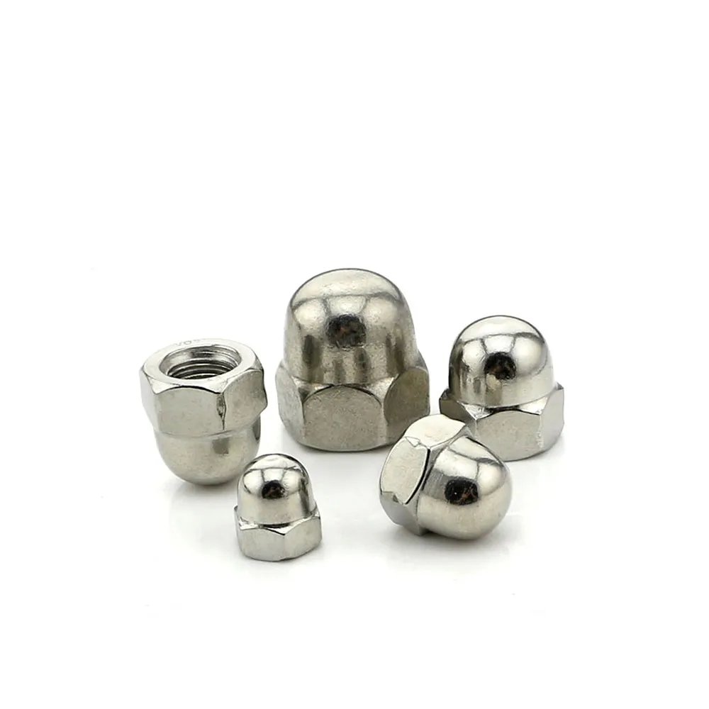 Top Sale DIN1587 DIN 986 A2 70 Stainless Steel SS304 SS316 Free Sample OEM Demo Cao Nuts