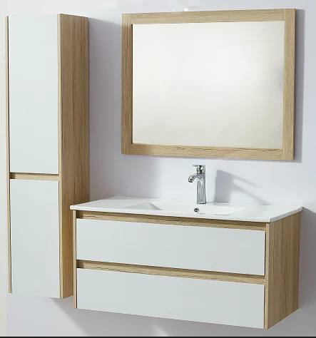 2 Drawers Hanging MDF Antique Sets Wholesale Specials Bathroom Cabinets Vanity With Side Cabinet