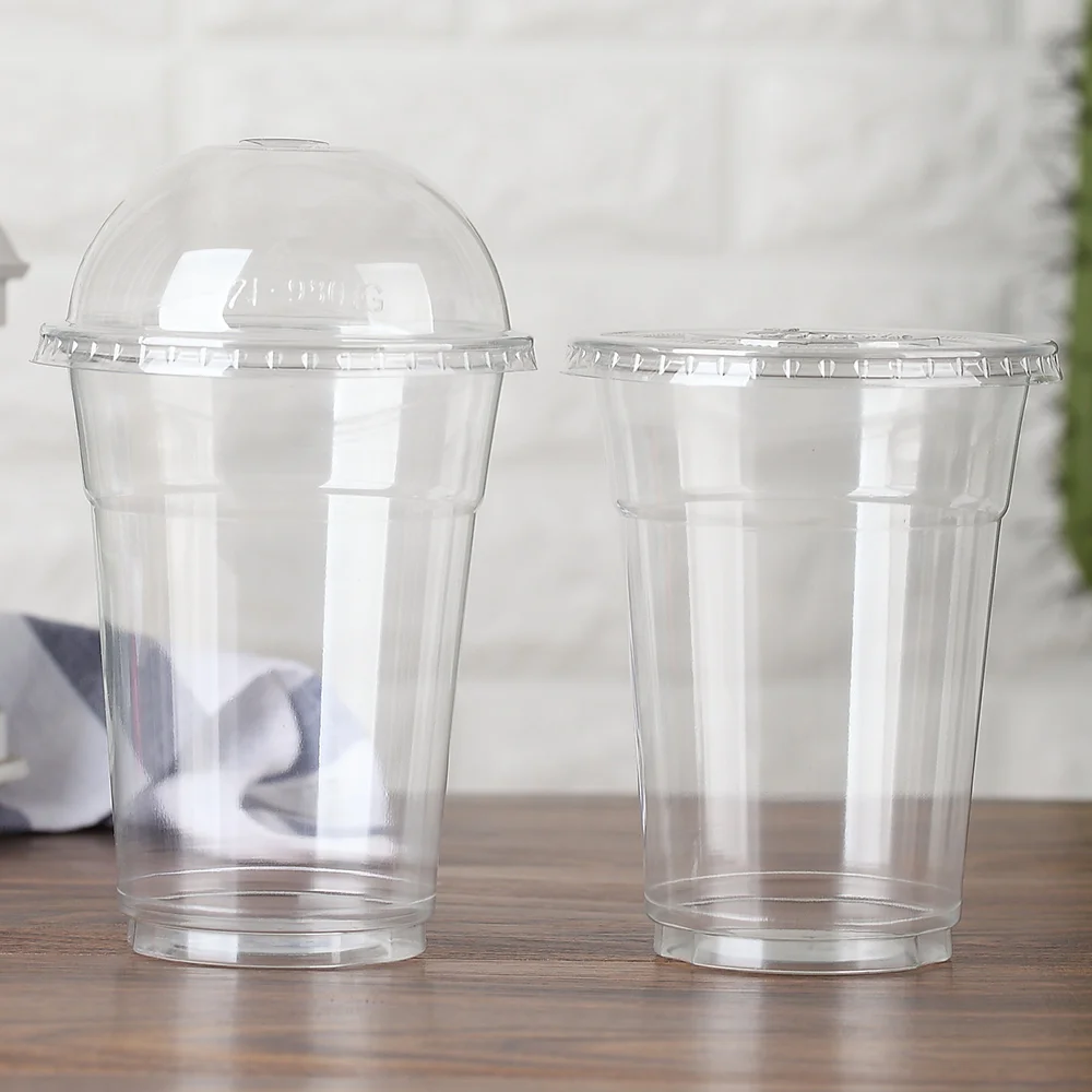 Wholesale 95/90/93/98mm Top Drinking Cup Pet 16oz Plastic Cups