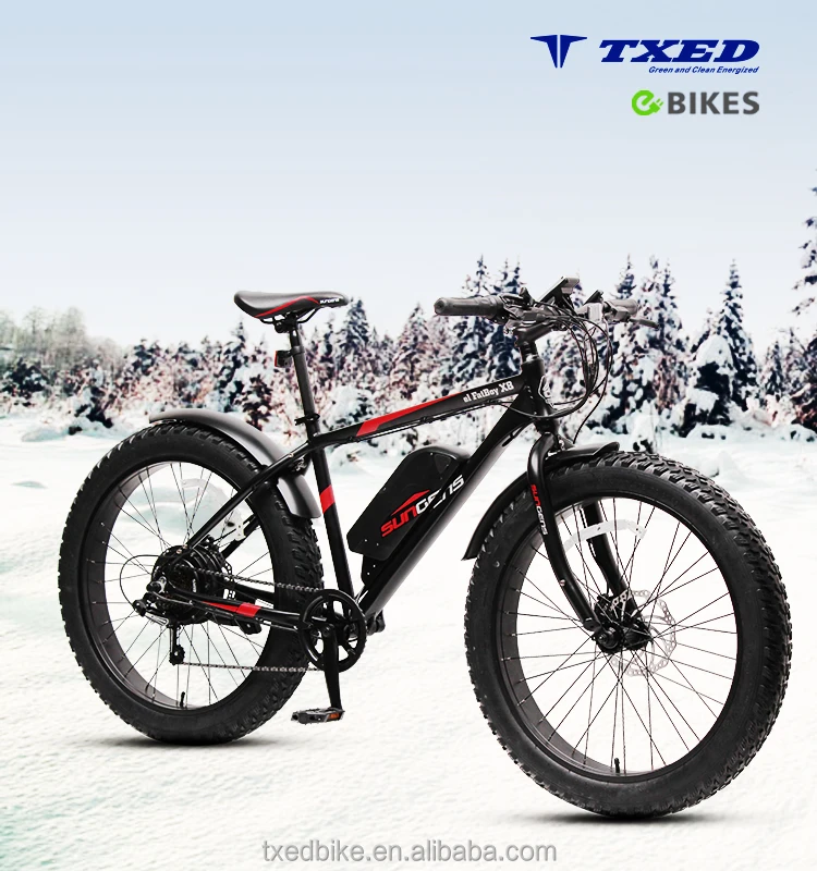 TXED 26インチ 格安電動MTBバイク 500Wリアモーター El Fat Boy XV2 E 