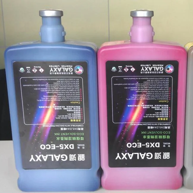 
Эко-растворимые чернила для Galaxy Roland Mimaki DX4 DX5 DX7, печатные головки 