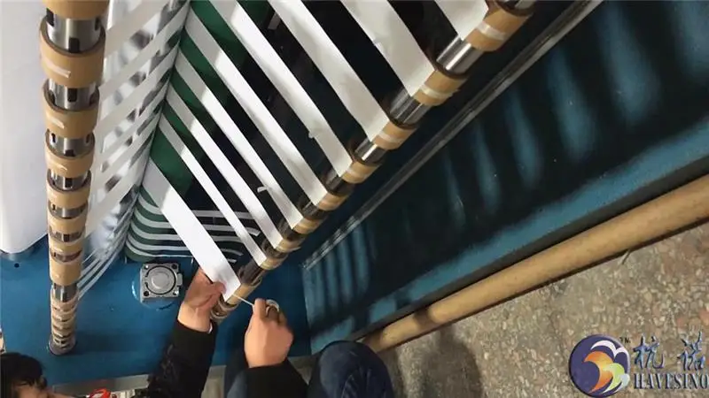 Китай новейший нетканый Текстиль Подарочный шелковый резак машина для перемотки по низкой