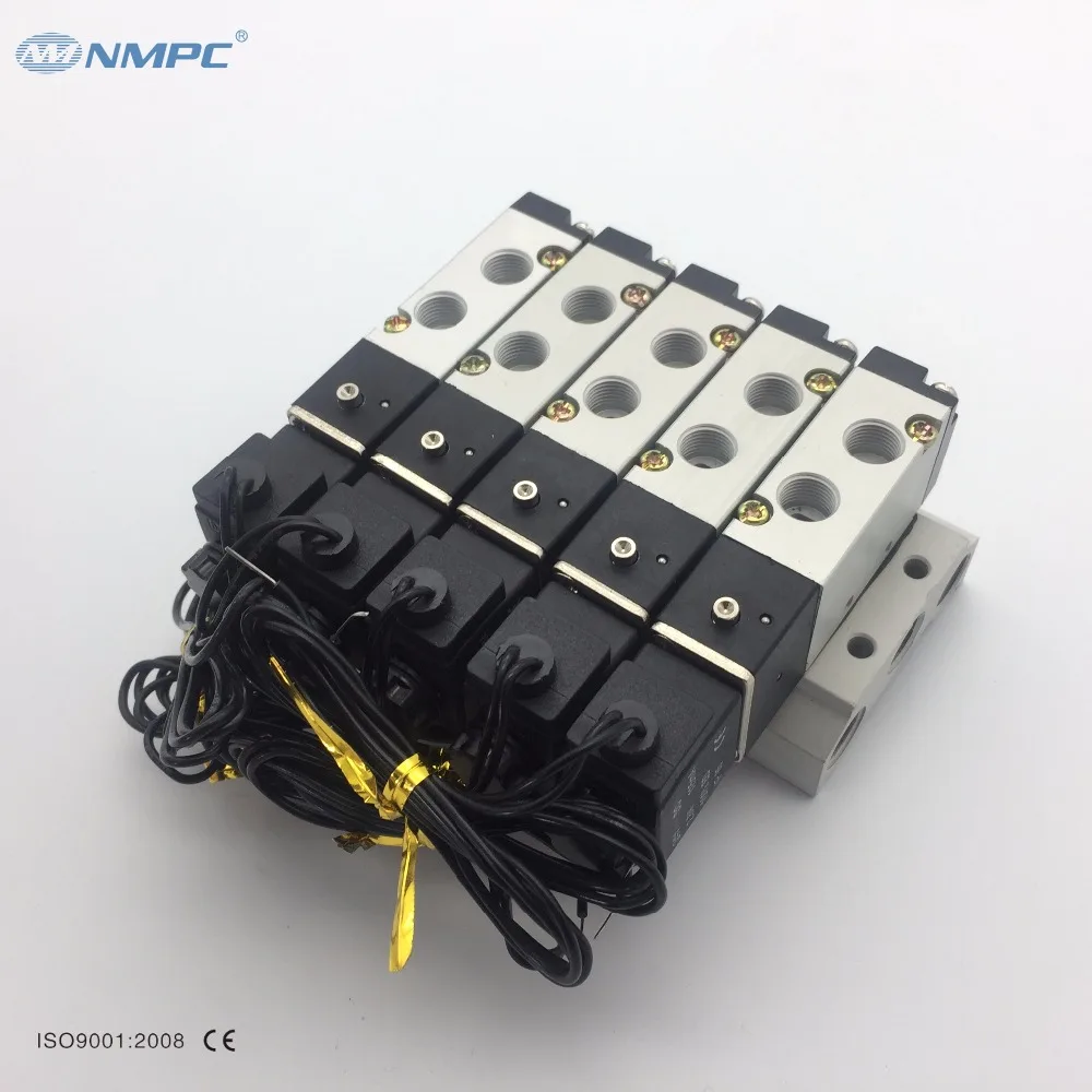 5 Way Customized Solenoid Valve  Manifold Pneumatic Control Valve Air Brake Valve