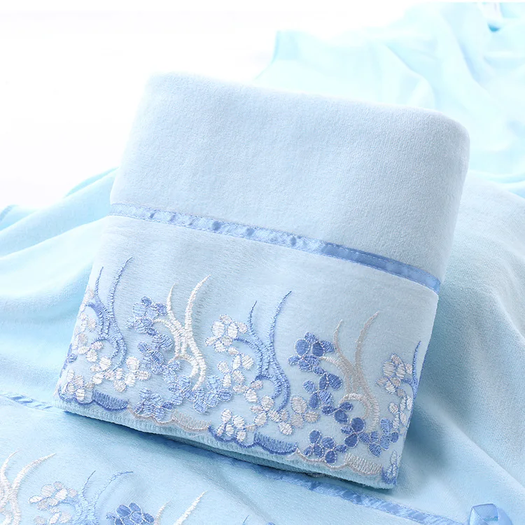 Microfiber Towel Set 400gsm Terry Cloth for Bed & Bath Quick-Dry Plain Square Design for Beach or Hotel Use for Adults