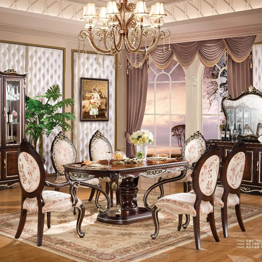 Tyx605 長方形テーブル彫刻花ダイニングテーブルデザイン木製ダイニングテーブルと椅子セット Buy ダイニングテーブルデザイン 木製ダイニングテーブル ダイニングテーブルと椅子セット Product On Alibaba Com