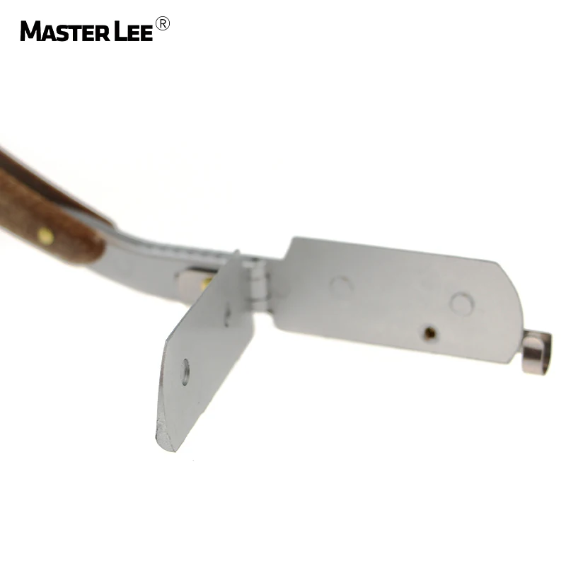 
Бренд Masterlee, Парикмахерская бритва с пятью лезвиями, бритва с деревянной ручкой, безопасная бритва 
