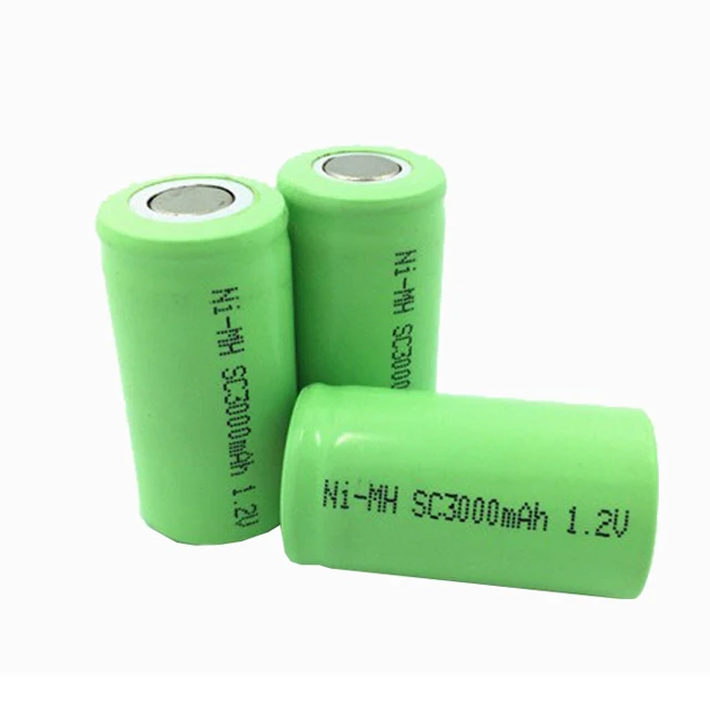 Аккумулятор ni-MH 1.2V 3000mah. Размер аккумулятора ni-MH 1,2в sub c.