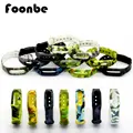 Popular Camouflage Silicone Strap For Xiaomi For Miband 1s 1a Smart Wristband Belt Replacement Band Bracelet