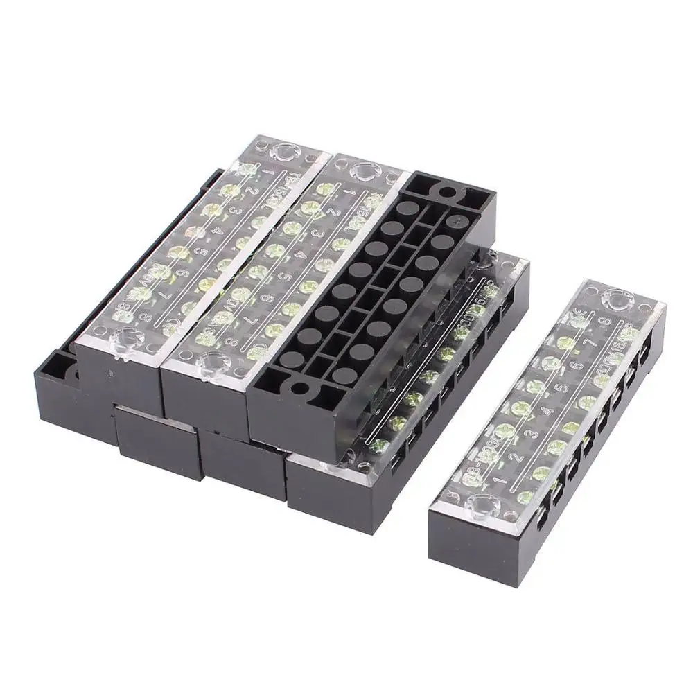 TB ELECTRICAL WATERPROOF SCREW WIRE CONNECTOR PCB BRASS BARRIER STRIP TERMINAL BLOCK