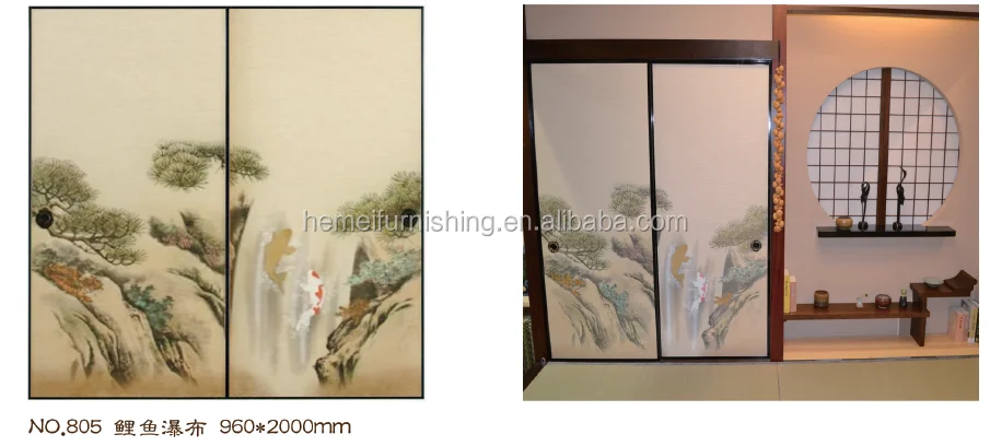 Customized Japanese Style Sliding Fusuma Door