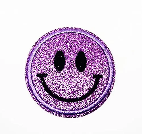 2.00 Rainbow Smiley Face Iron Patch Applique- Fabric Patch