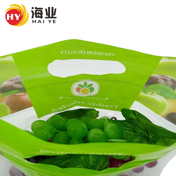 Plastic Zipper Fruit Packaging - Grape Protection Bags