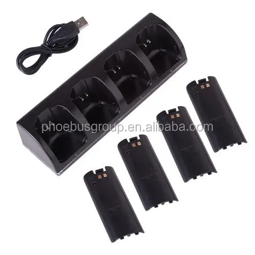 Лидер продаж, высококачественное двойное зарядное устройство для wii, зарядная подставка для зарядной док-станции wii