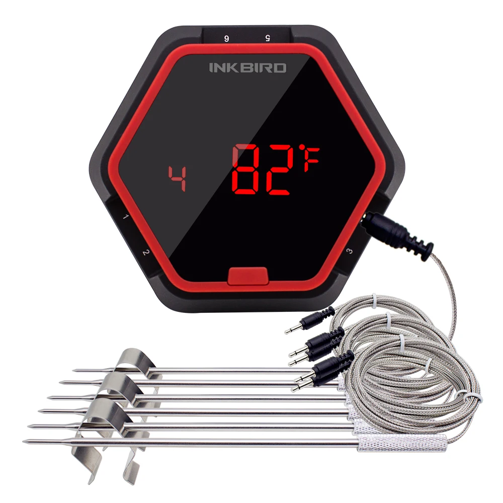 inkbird smart digital wireless meat thermometer
