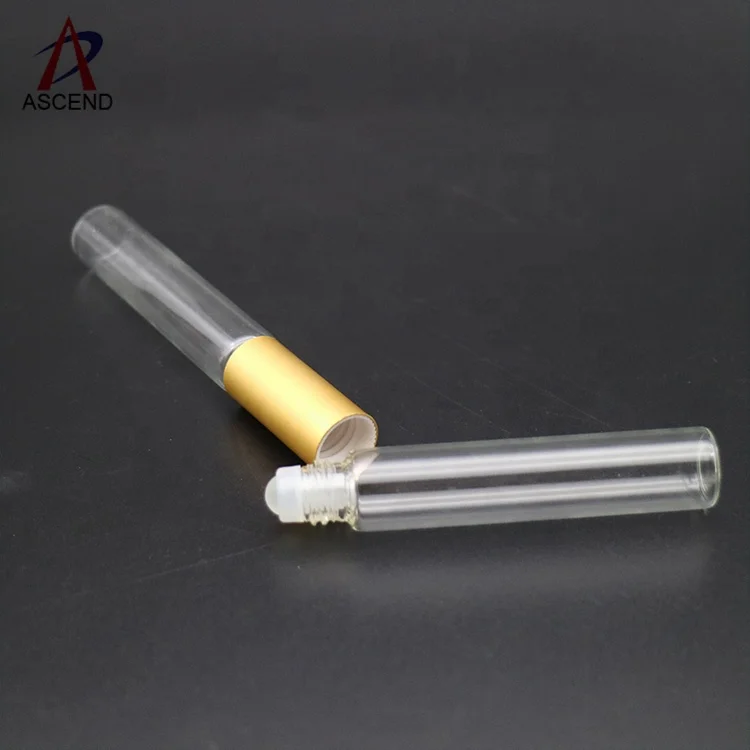 3ml 5ml 8ml Double Vials Two in One Roller on Ball Perfume Glass Bottle	mini Bottle for Oil Roller