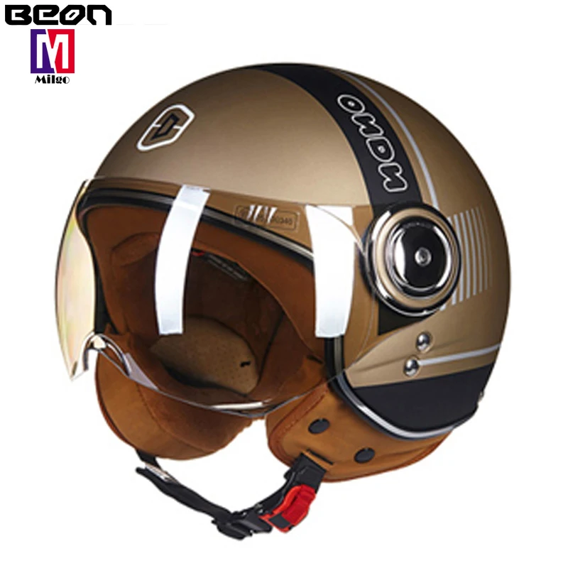 Beon Clássica Motocicleta De Lente Dupla Capacete 3/4 Retro Scooter,  Bicicleta, Moto 4 Estações De Capacetes De Equitação Casco Moto Capacete  Preço Prom. / Loja \u003c www.colemarx.com.br