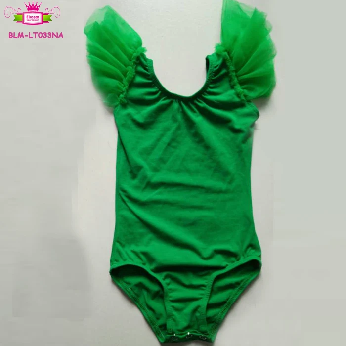 Kids Tulle Leotards Stretchy Top Bodysuit Dancewear Dress Clothes Girls Outfits 
