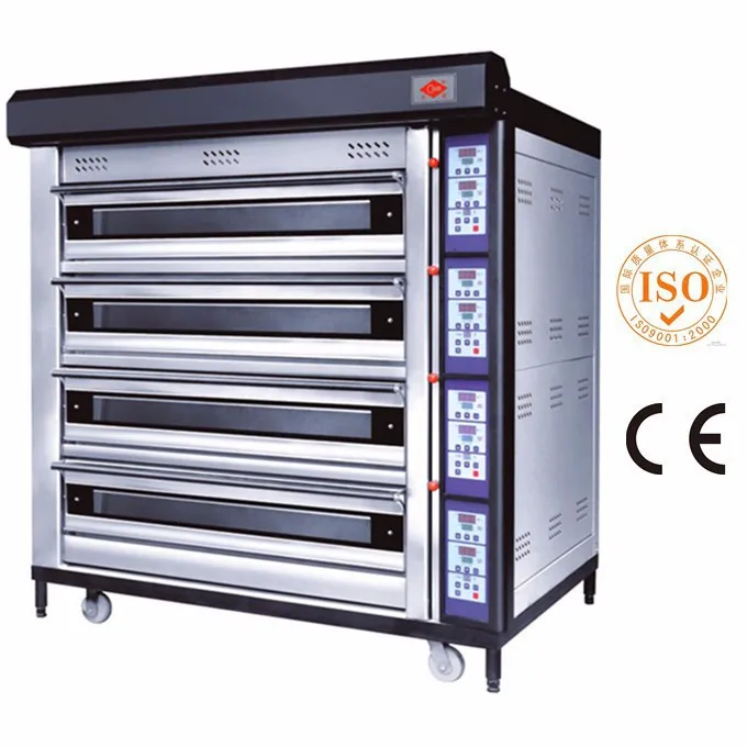 New Design European Standard 3 Deck 12 Trays Industrial Gas Oven for Bread Bakery