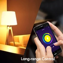 Умная Светодиодная лампа с Wi-Fi, многоцветная, теплый белый, холодный белый, работает с Alexa,Google home E26/E27