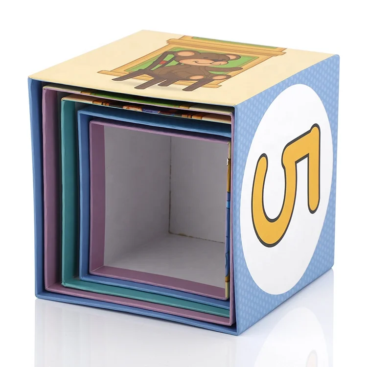 纸板定制孩子联锁迷你积木拼图