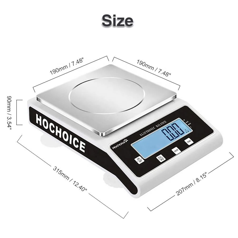 100g-2kg x 0.01g High Precision Digital Kitchen Scale Jewelry Gold Weight  Balance Laboratory Electronic