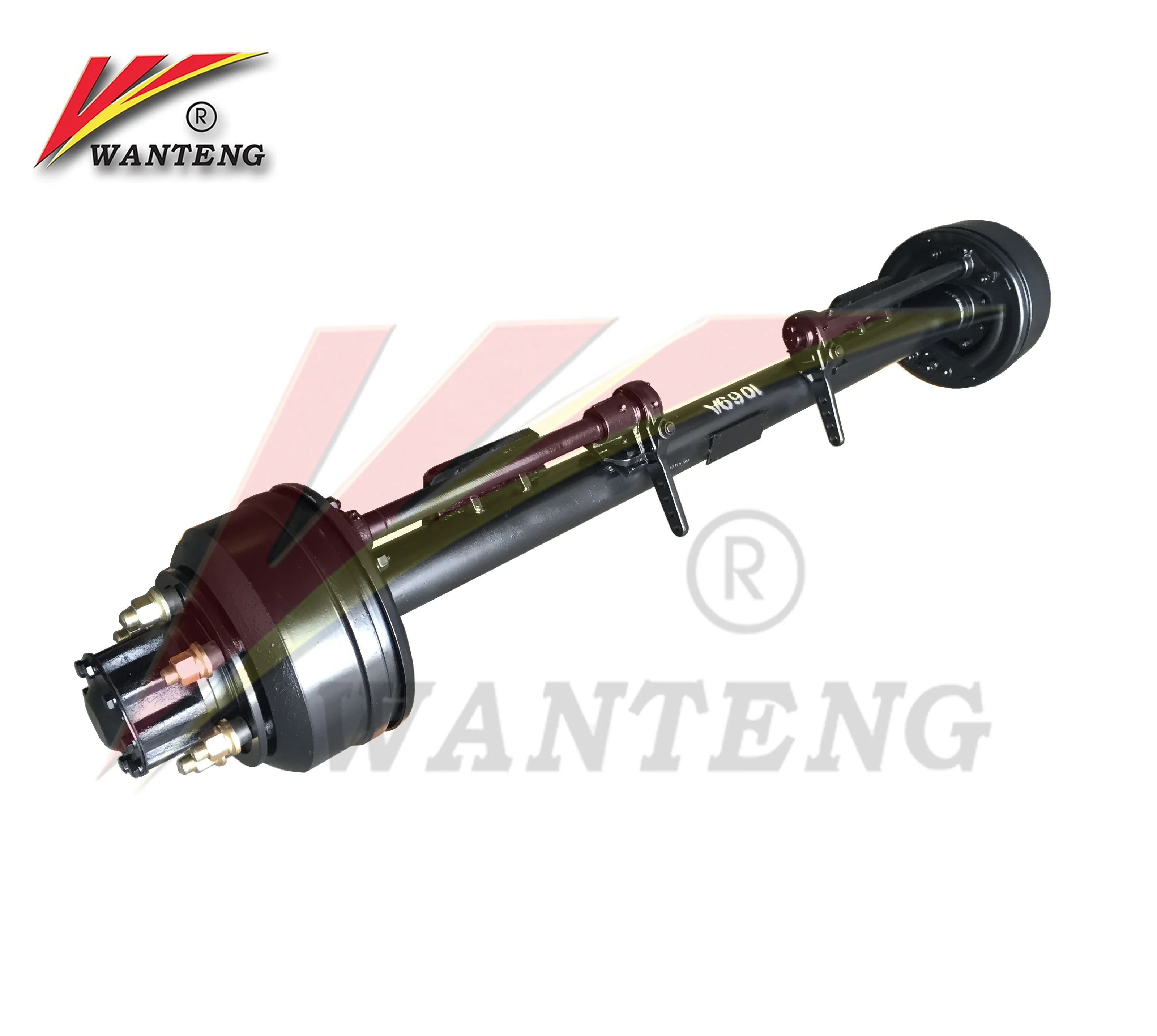 Front Rear Steerable Axle Trailer Axle Spoke Semi Trailer Axle - Buy ...