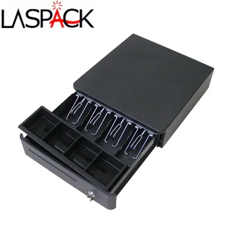 Pos Metal Billing Machine Mini Cash Register Drawer Box Lock Safe Rj11 ...