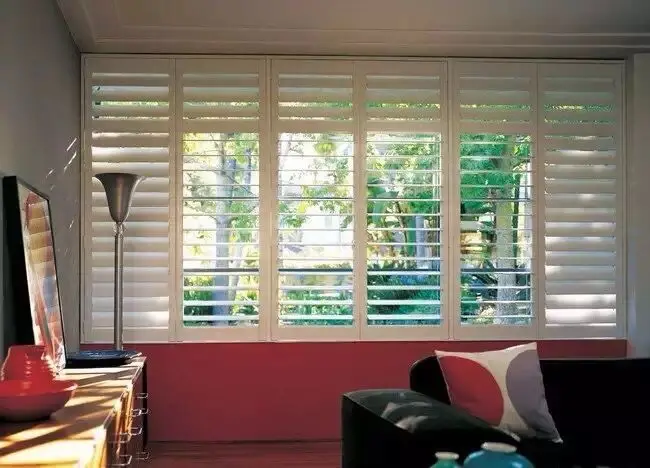 Indoor Wooden Plantation Window Shutter Horizontal Modern UV Protection Plantation Shutters Direct From China Pvc Shutters