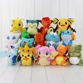 1pcs pikachu Charmander Dedenne Vulpix Dragonite Froakie mudkip Substitute lugia chikorita plush stuffed toy doll free