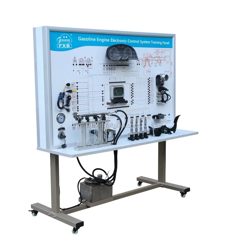 Gasoline Engine Electronic Control System Training Panel Educational Driving Simulator Electronics Trainer