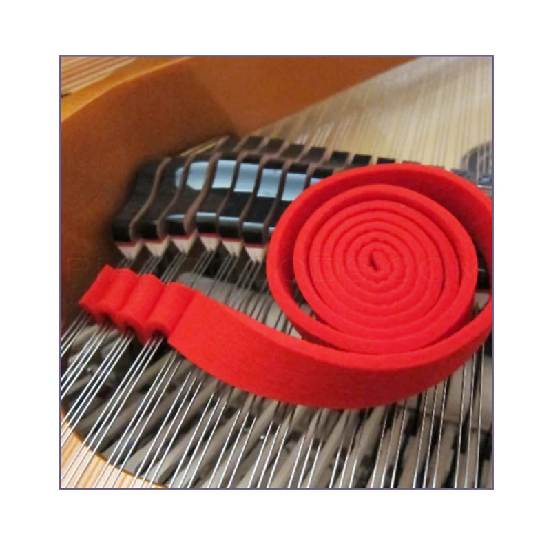 Лидер продаж, цветной демпфер для пианино, полоски из 100% шерсти и войлока для инструмента