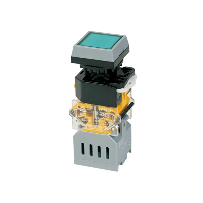 LA38シリーズ30mmプラスチック正方形押しボタンスイッチロング