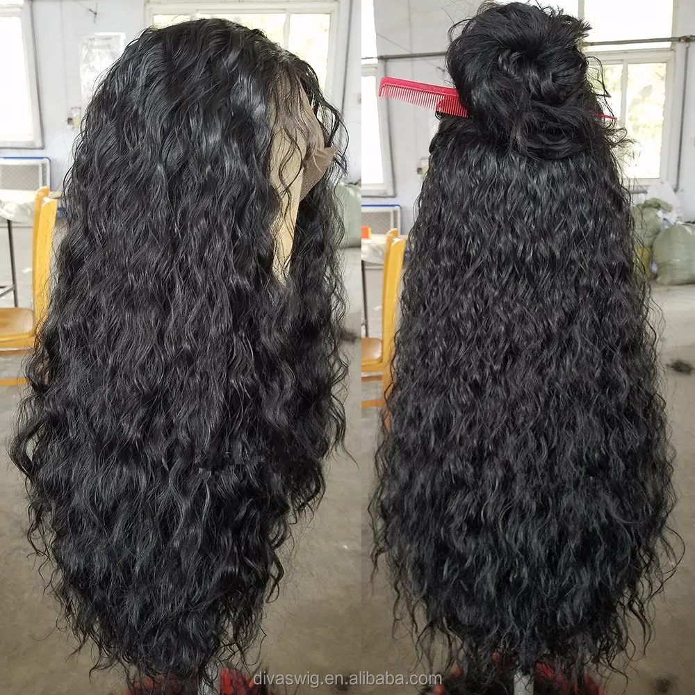 loose curl human hair wig