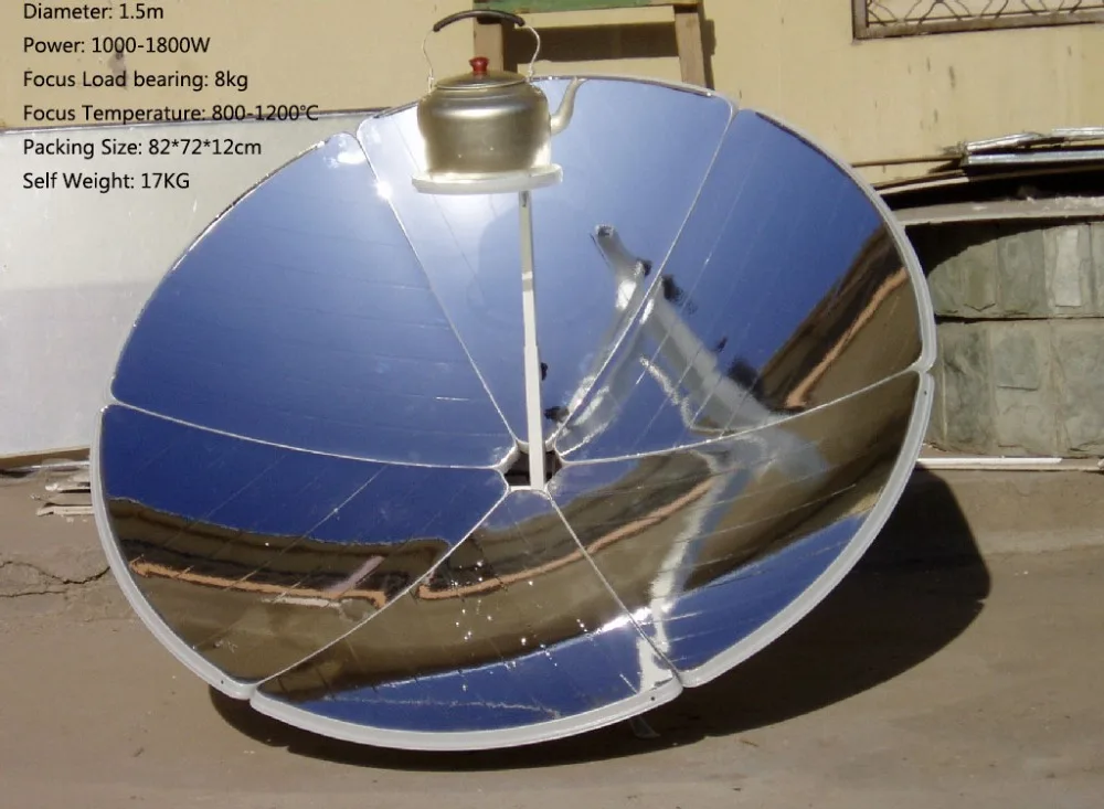 Солнечный отражатель отопительная плита используется для уличной